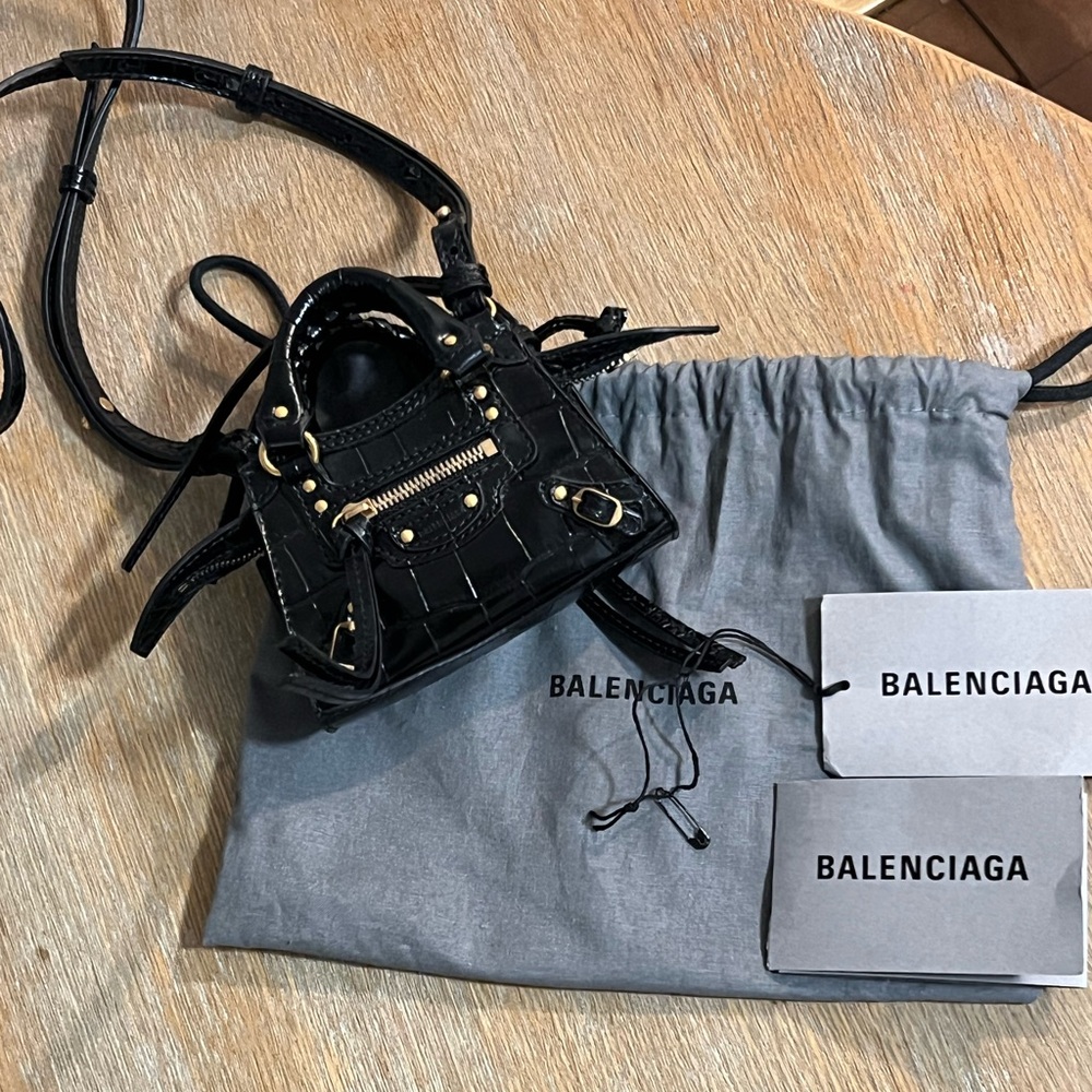 Balenciaga Black City Bag